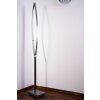 Santa Marta floor lamp LED chrome, matt nickel, 1-light source