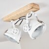 Ceiling Light Coruna Light wood, white, 2-light sources