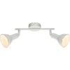 Globo CALDERA ceiling spotlight white, 2-light sources