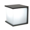 Lutec CUBE outdoor wall light anthracite, 1-light source