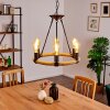 RIEKJE Pendant Light brown, black, 6-light sources