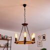 RIEKJE Pendant Light brown, black, 6-light sources