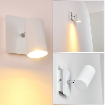 ZUOZ wall spotlight white, 1-light source