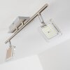 Kiruna Ceiling Light LED chrome, matt nickel, 2-light sources