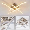 MAPLETON Ceiling light LED matt nickel, 4-light sources