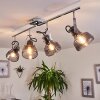 LULEA Ceiling Light chrome, 4-light sources