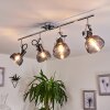 LULEA Ceiling Light chrome, 4-light sources