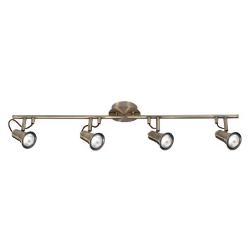 Ceiling Light Searchlight EROS brass, 4-light sources