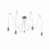 Globo OLIVER Pendant Light black, 5-light sources