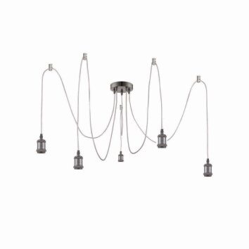 Globo OLIVER Pendant Light black, 5-light sources
