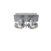 Ceiling Spotlight Lucide LANDA LED chrome, 2-light sources