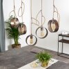 VAIAMONTE Pendant Light brown, bronze, grey, 4-light sources