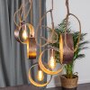 VAIAMONTE Pendant Light brown, bronze, grey, 4-light sources