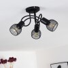 CAIRNS Ceiling Light black, 3-light sources