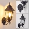 Hongkong outdoor wall light black, 1-light source