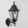 Hongkong outdoor wall light black, 1-light source
