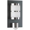 Albert 144 outdoor wall light anthracite, 1-light source, Motion sensor