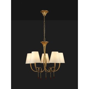 Mantra PAOLA Pendant Light gold, 5-light sources