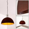 KINZUA Pendant Light rust-coloured, silver, 1-light source