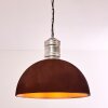 KINZUA Pendant Light rust-coloured, silver, 1-light source
