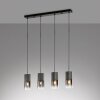 Pendant Light Trio Leuchten ROBIN black, 4-light sources