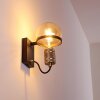 Okudari Wall Light black-gold, 1-light source