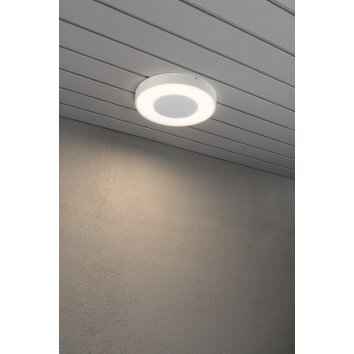 Konstsmide CARRARA ceiling light LED white, 1-light source, Remote control