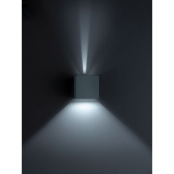 Helestra SIRI 44 Wall Light LED black, 2-light sources