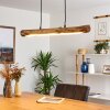 WINTERTHUR Pendant Light LED Light wood, black, 1-light source