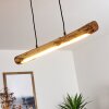 WINTERTHUR Pendant Light LED Light wood, black, 1-light source