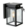 KS Verlichting Jersey Wall Light black, 1-light source, Motion sensor