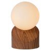 Lucide LEN Table Lamp Dark wood, 1-light source