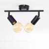 MAIDFORD Ceiling Light black, 2-light sources