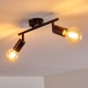 MAIDFORD Ceiling Light black, 2-light sources
