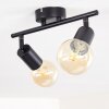 MAIDFORD Ceiling Light black, 2-light sources