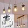 Sundsvall Pendant Light brown, black, 4-light sources