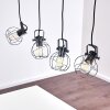 Sundsvall Pendant Light brown, black, 4-light sources