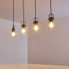 Sundsvall Pendant Light brown, black, 4-light sources