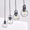 Sundsvall Pendant Light brown, black, 4-light sources