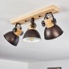 Ceiling Light Orny anthracite, Light wood, 3-light sources
