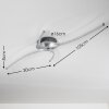 ASKIM ceiling light LED silver, 1-light source