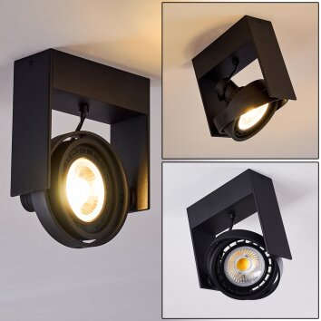 Grytgol Ceiling Light black, 1-light source
