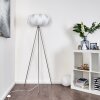 ZOBUS Floor Lamp matt nickel, 1-light source
