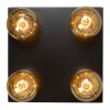 Lucide SURTUS Ceiling Light black, 4-light sources