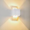 Baku wall light white, 1-light source
