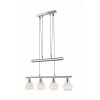 Globo Elliott hanging light LED matt nickel, 4-light sources