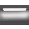Leuchten Direkt FLAT Ceiling Light LED silver, 1-light source, Remote control