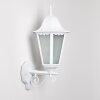 Hongkong outdoor wall light white, 1-light source