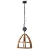 Brilliant MATRIX WOOD Pendant Light black, 1-light source