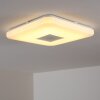 Lumsden ceiling light LED grey, 1-light source, Remote control
